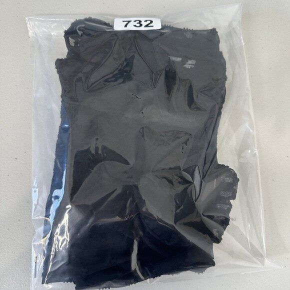 Whimsigoth Banana Republic Sheer Black Blouse Sz S - Picture 9 of 9